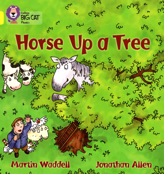 horse up a tree